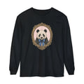 Victorian Portrait Panda Long Sleeve Shirt | Cute Animal Illustration